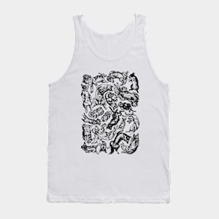 'Bellys Up' Cute Dog Breed Jigsaw Tank Top